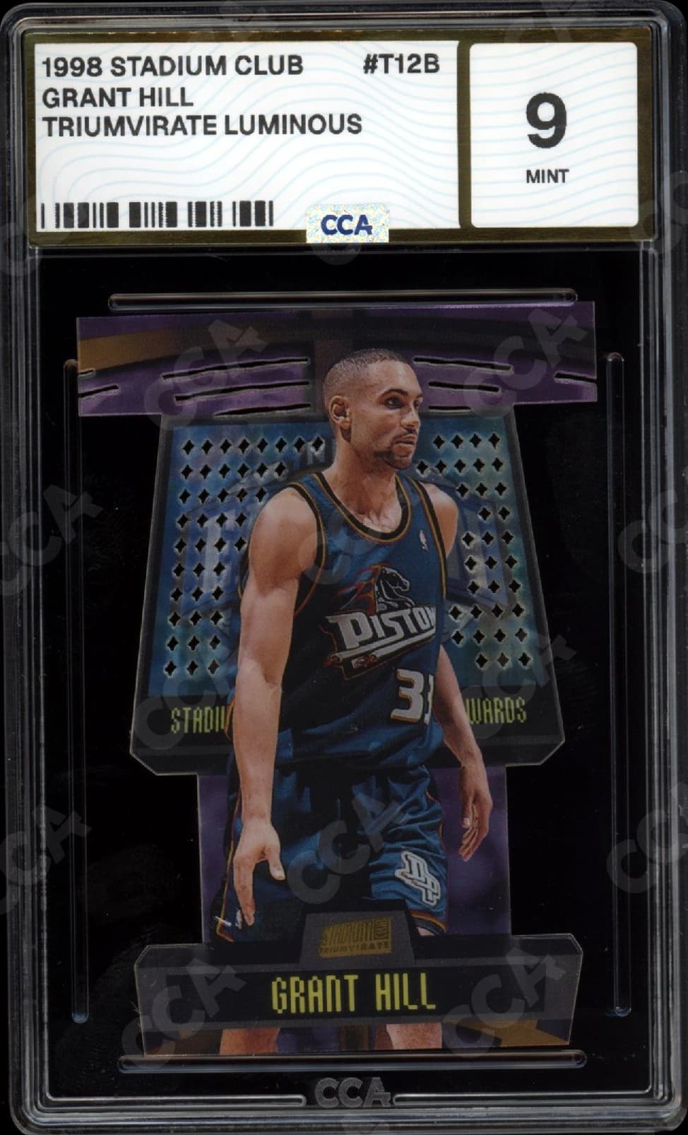 Grant Hill graded CCA 9, cert 69