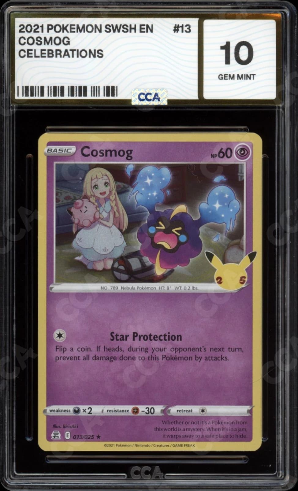 CCA graded Cosmog slab