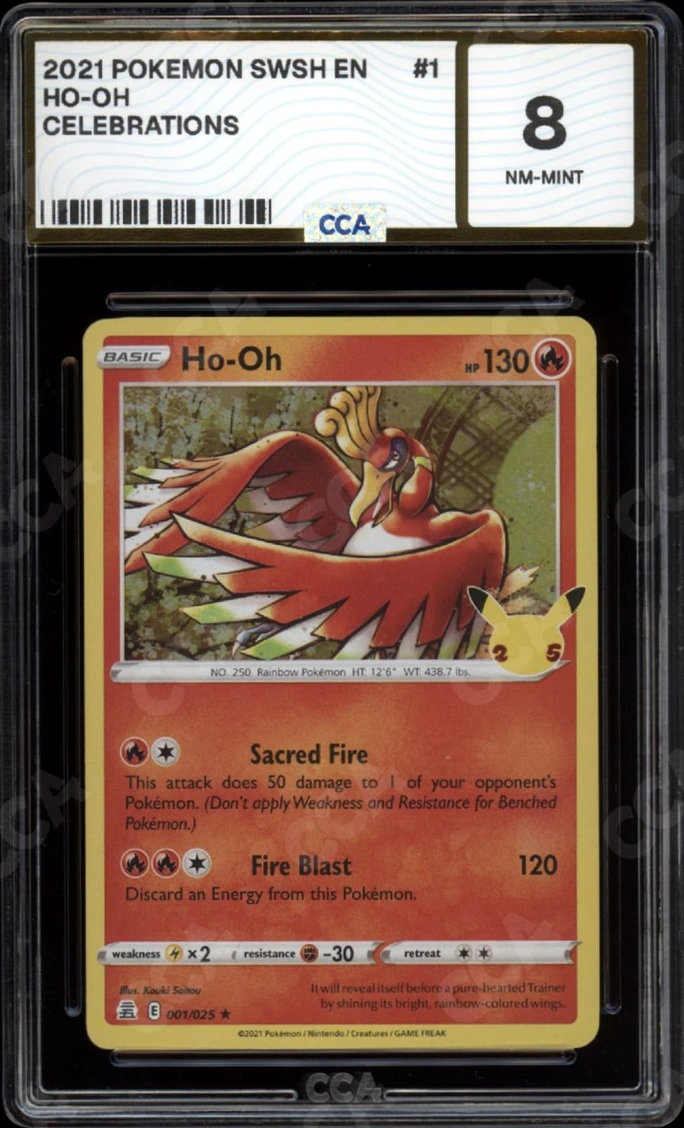 CCA graded Ho-Oh slab