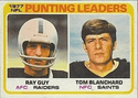 1977 Punting Leaders (Ray Guy / Tom Blanchard)