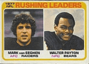 1977 Rushing Leaders (Mark van Eeghen / Walter Payton)