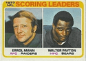 1977 Scoring Leaders (Errol Mann / Walter Payton)