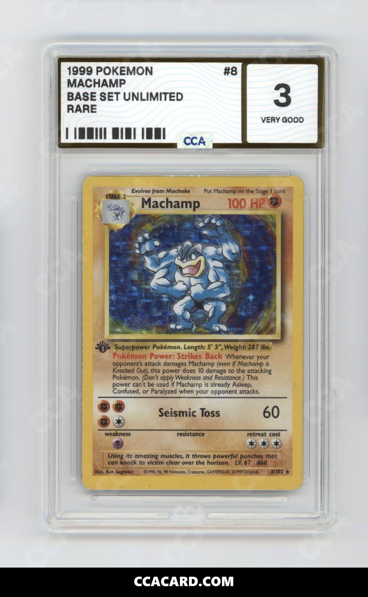 CCA graded Machamp slab