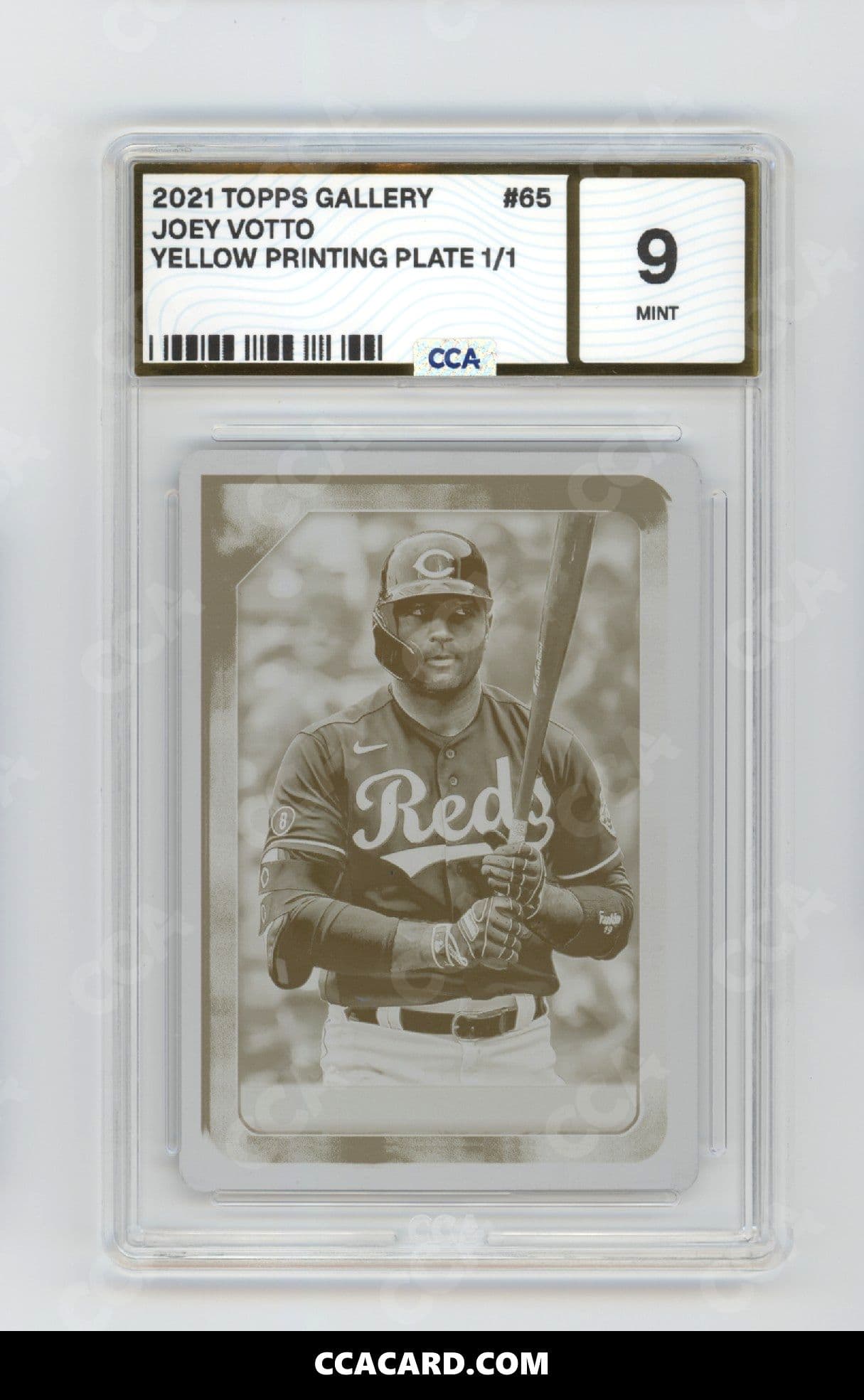 Joey Votto graded CCA 9, cert 33