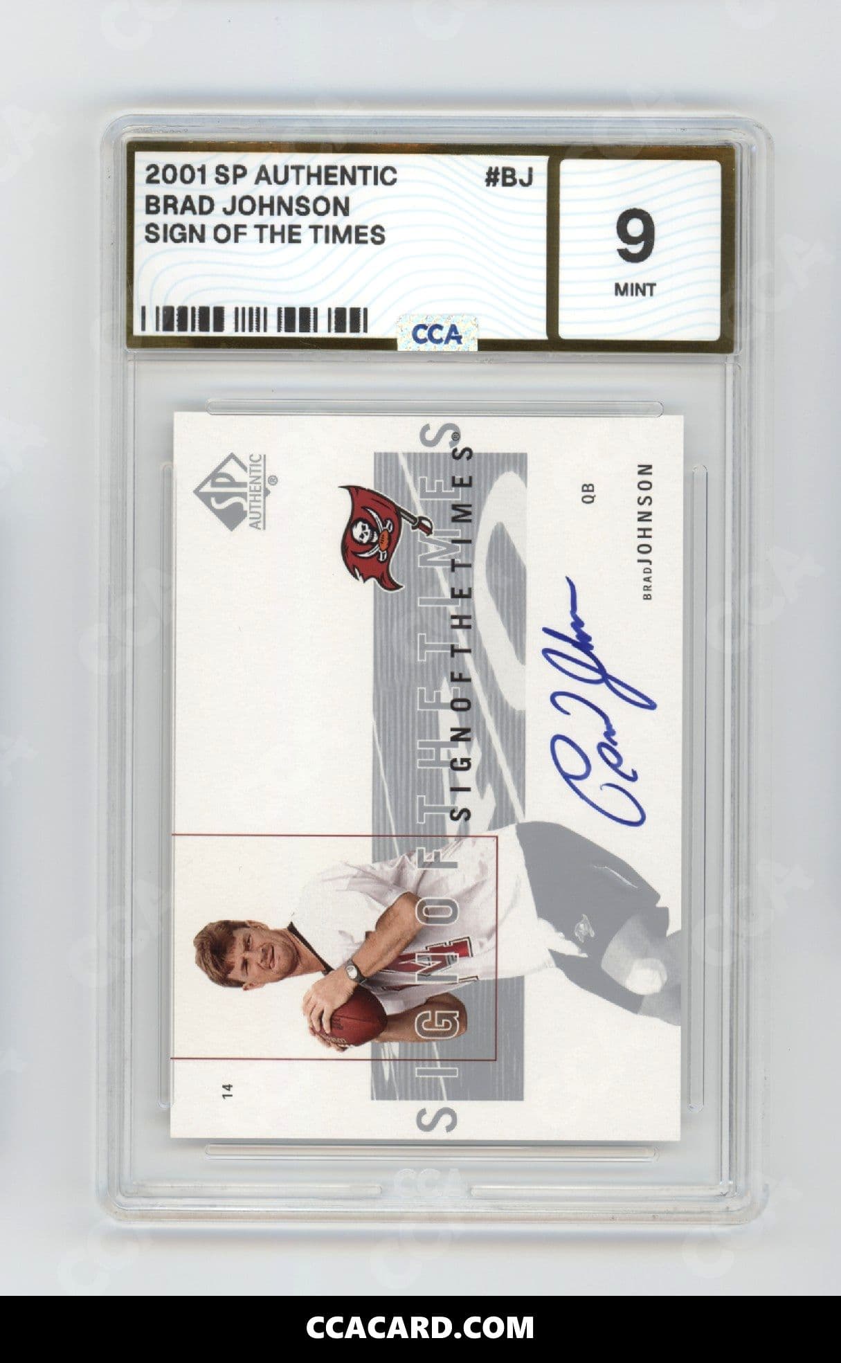 Brad Johnson graded CCA 9, cert 37