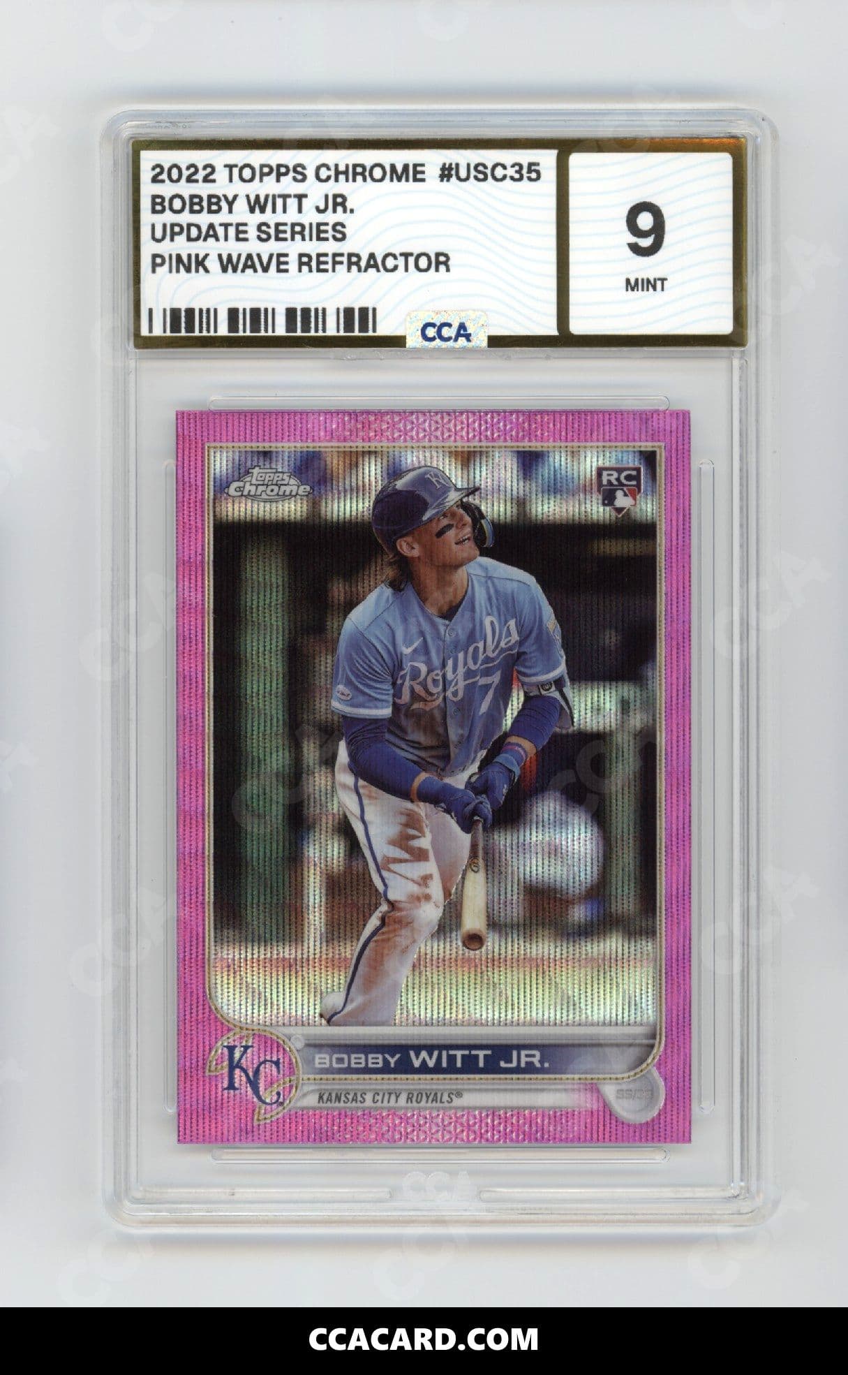 Bobby Witt Jr. graded CCA 9, cert 40