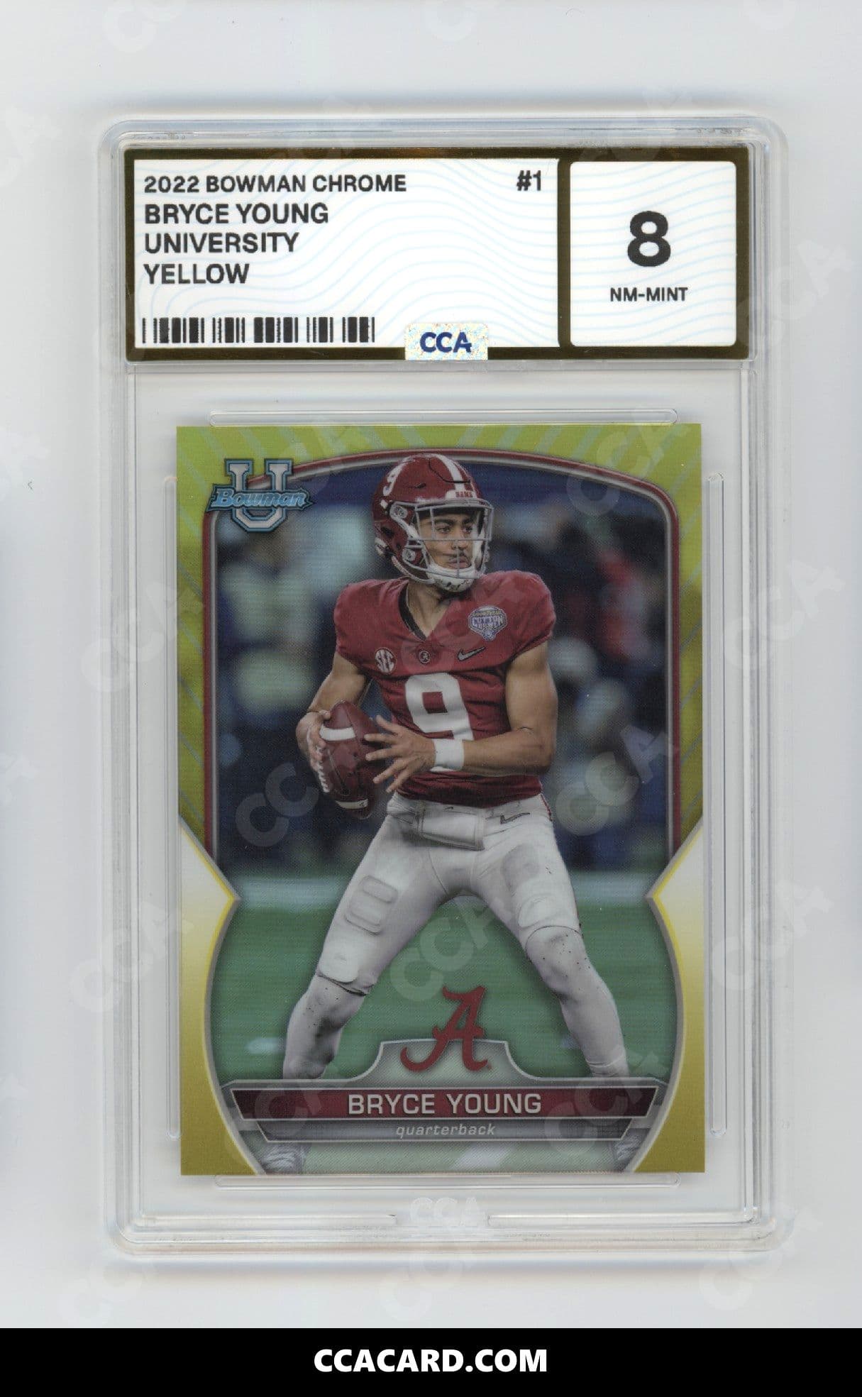 CCA graded Bryce Young slab