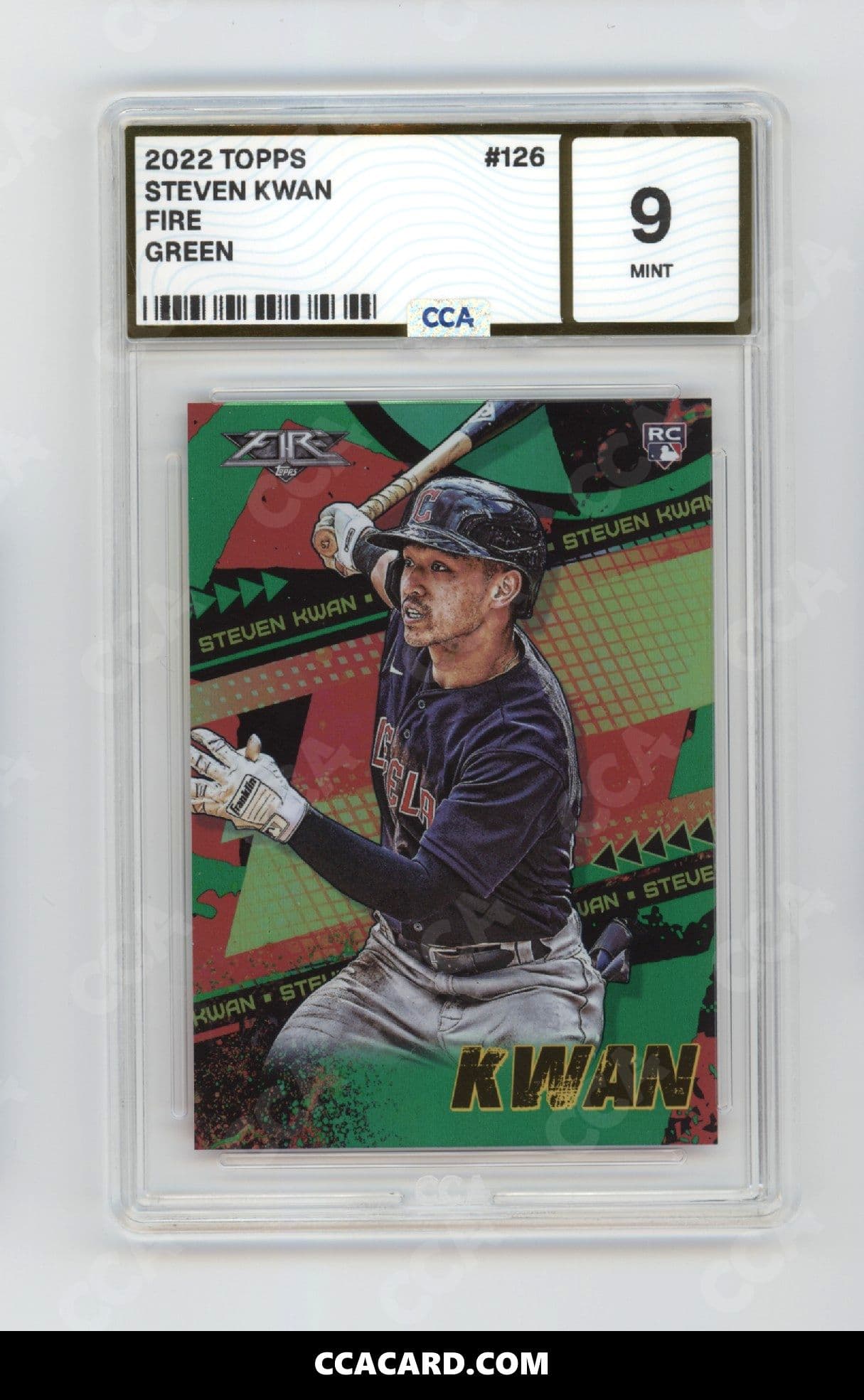 CCA graded Steven Kwan slab