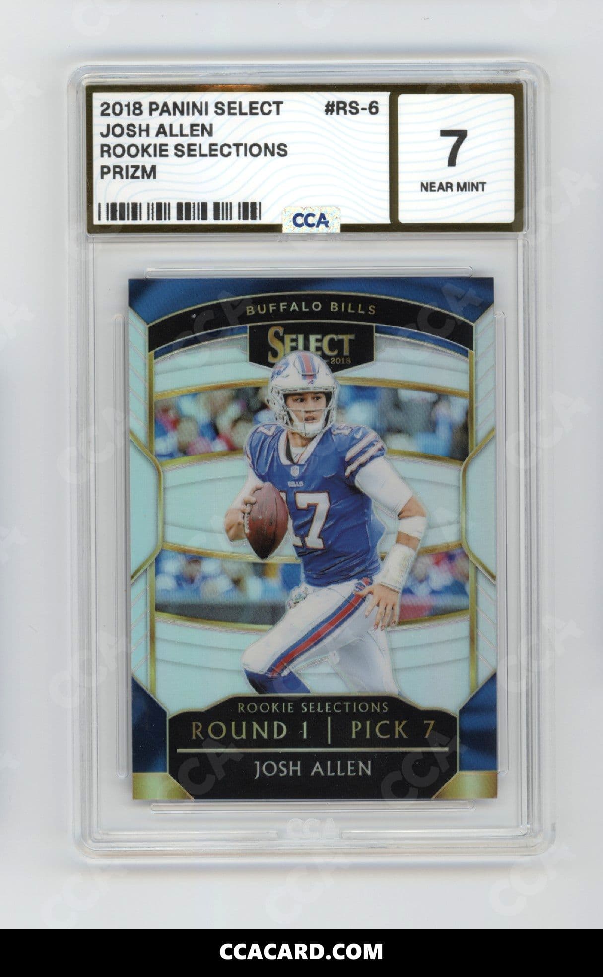 CCA graded Josh Allen slab