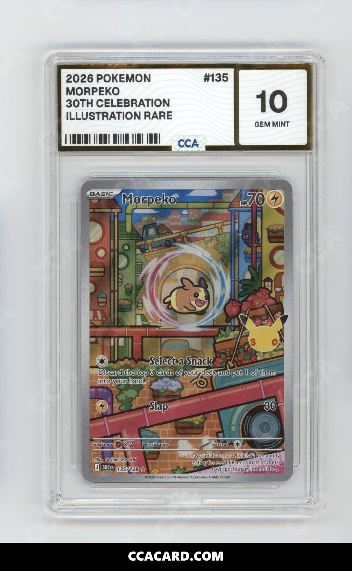 Morpeko graded CCA 10, cert 152