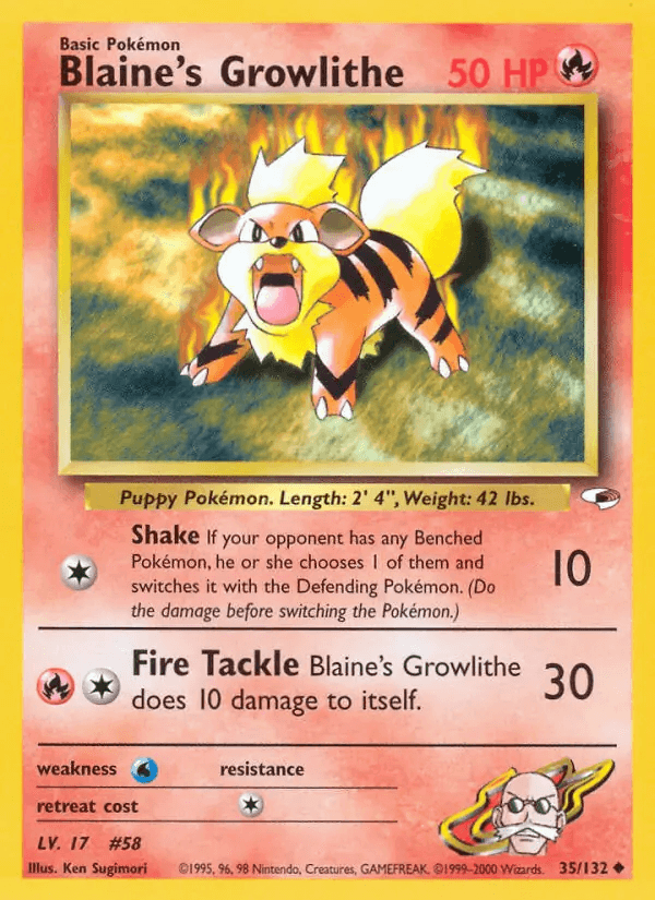 Blaine's Growlithe