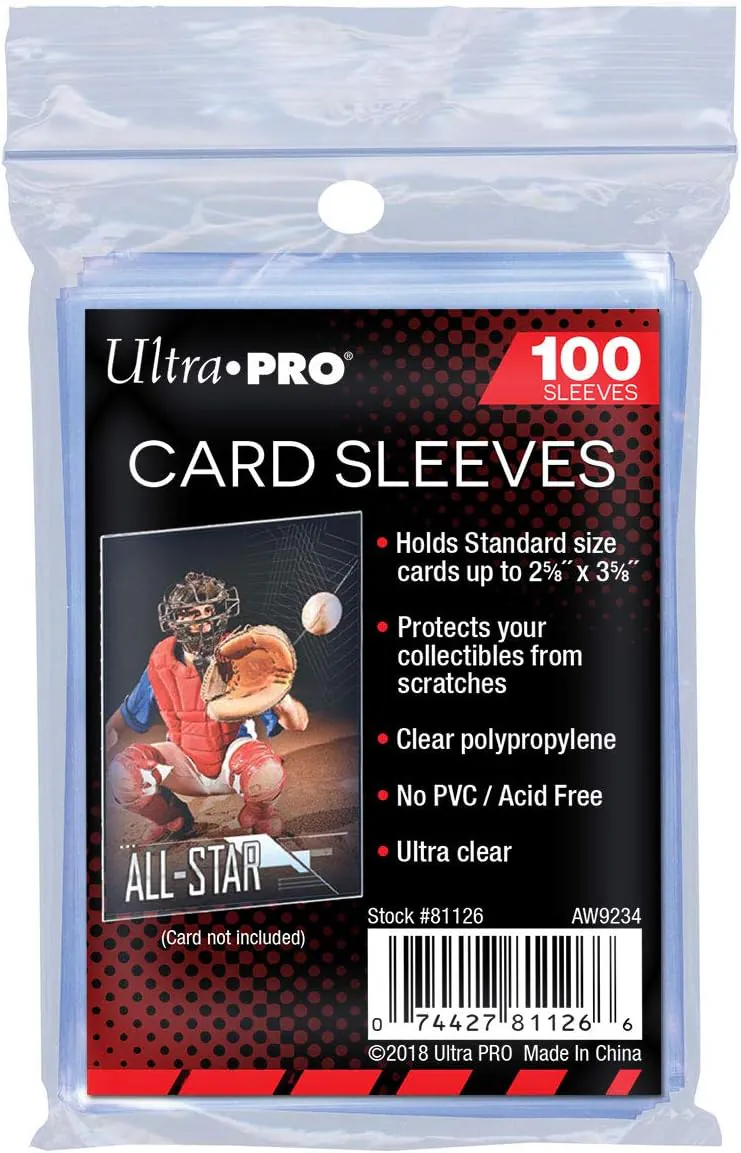 Ultra-Pro Soft Sleeves Clear 100ct